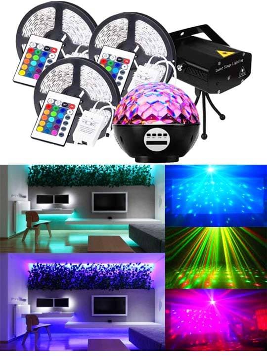 Набор для праздничного украшения NEON RGB Color 3D